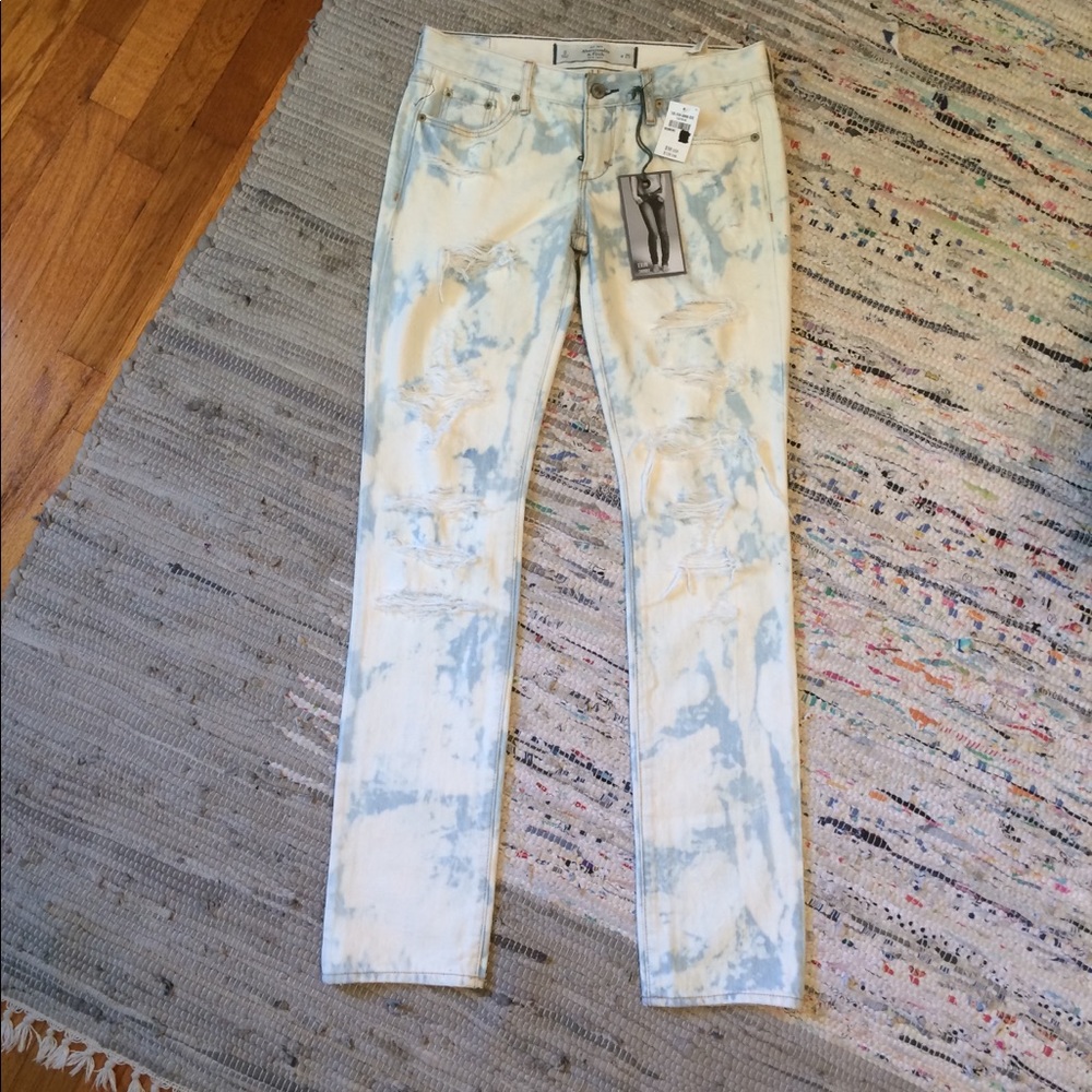 Abercrombie distressed jeans